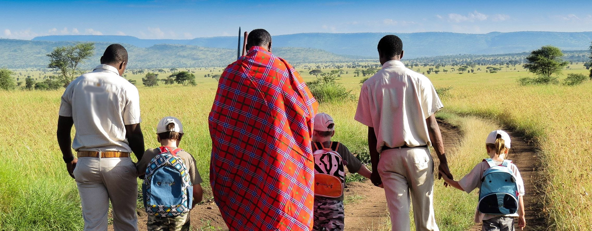 Children in Tanzania Safari